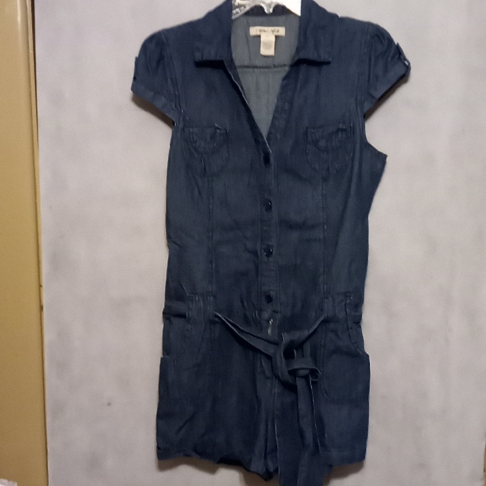 Blue jean romper